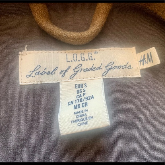 H&M Brown Wool-Blend Coach Jacket - Men’s S - Picture 5 of 8